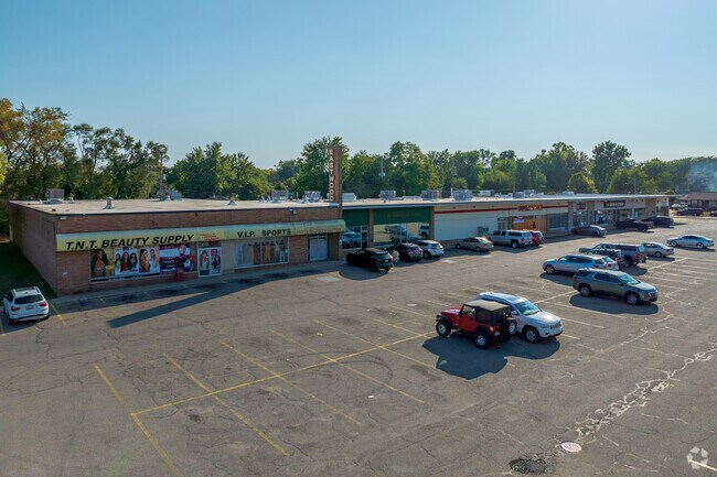 The Eastwood Plaza is a shopping center with retail and restaurant options.