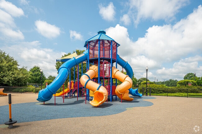 Let your kids get all their energy out at this newly installed playground structure in Evans.