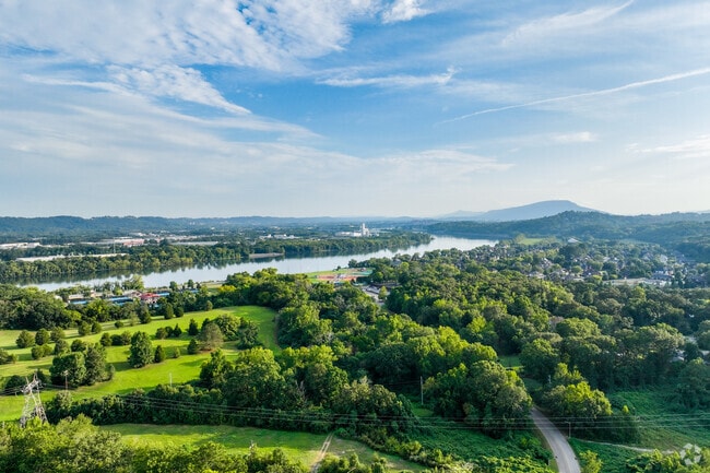 Lupton City homes are nestled among stunning mountains and the Tennessee River.