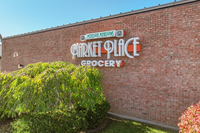 Locals get their grocery essentials at Mendon Meadows Marketplace.