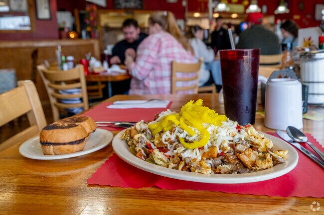 The frittata is a signature dish at The Original Breakfast Place in Mercyhurst.