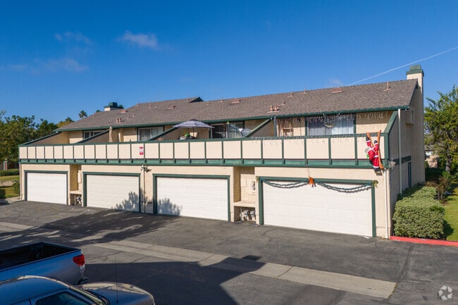 It's common in South Winds to have a triplex with garage and small patio.