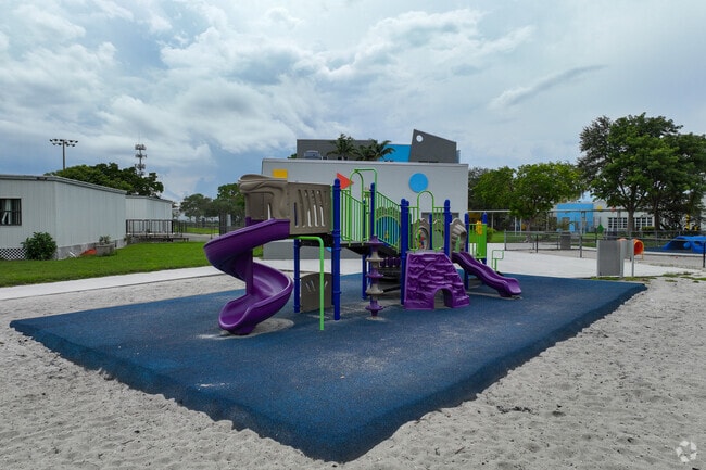 Tradewinds Elementary School playground serves students in Coconut Creek, FL.