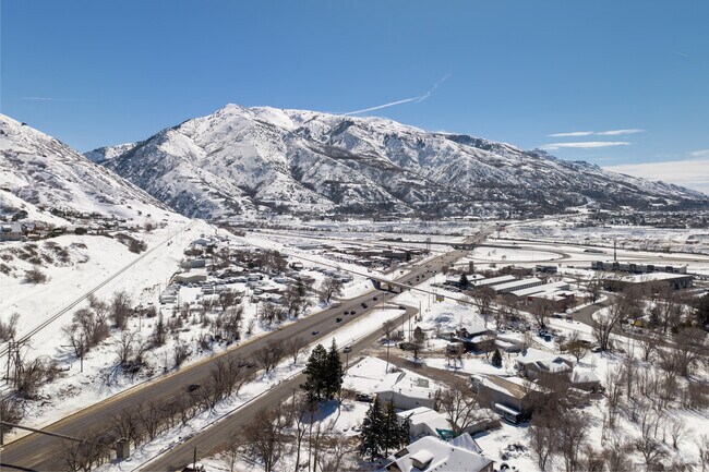 Aerial view of US-89, Uintah, UT
