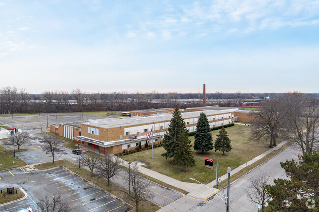 Julian O. Strong Middle School, campus overview.