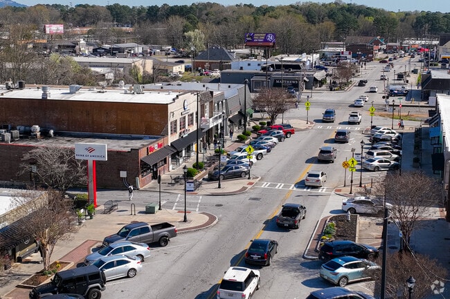 Main Street in downtown Tucker is host to an abundant supply of restaurants and local retail.