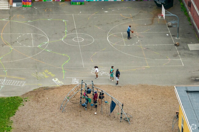 Students always enjoy the playground at Beverly J. Martin Elementary School near West Hill.