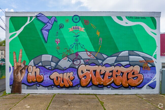 There is no shortage of art on the streets of the East Trenton neighborhood.