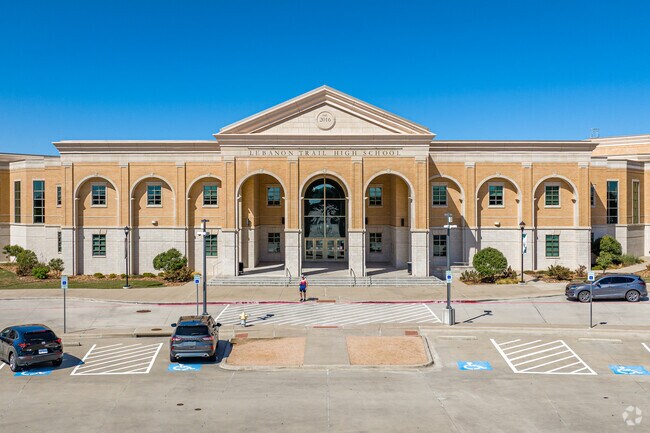 Students in Plano and Frisco can attend Lebanon Trail High School.