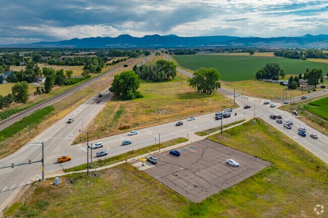 The Park and Ride outside of Niwot on highway 119 helps folks get into the big city,
