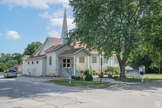 The Mars Hill Free Methodist Chuch is one of many houses of worship in the neighborhood.