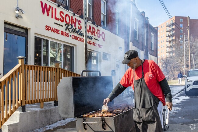 Some of the staff at Wilson's Bar B-Q in Perry South have been grilling since they were 12.