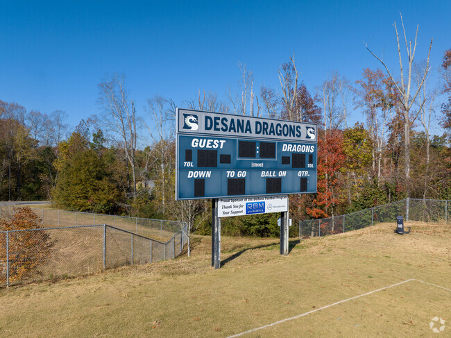 DeSana Middle School has the DeSana Dragons as mascot.
