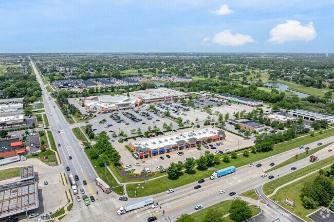 Route 59 runs alongside Crestview Knolls and is where residents can find shopping and dining.