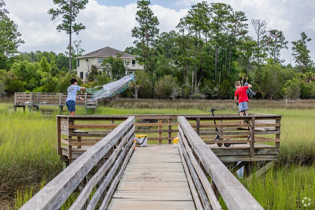 Masonborough Park in Park West has a dock for fishing and relaxing by the water.