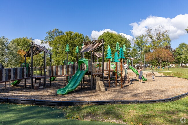 The playground area at Ritter Park in Huntington, WV.