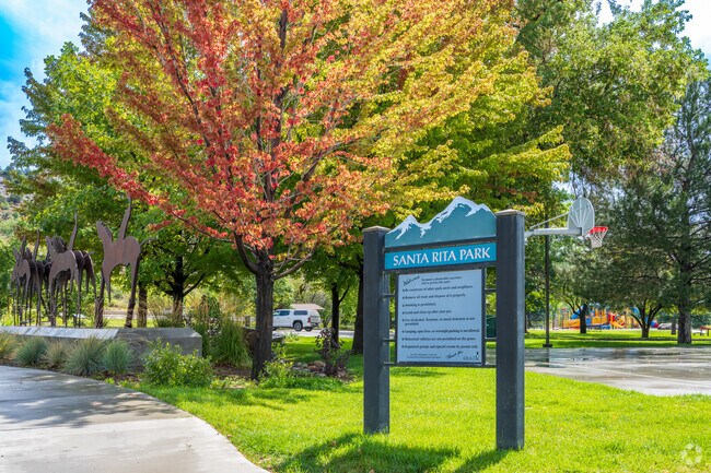 Locals can walk to Santa Rita Park for soccer and basketball hoops.