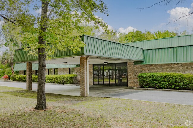 Rhema Christian and Military Academy in Summerville has a covered drop off and pick up area.