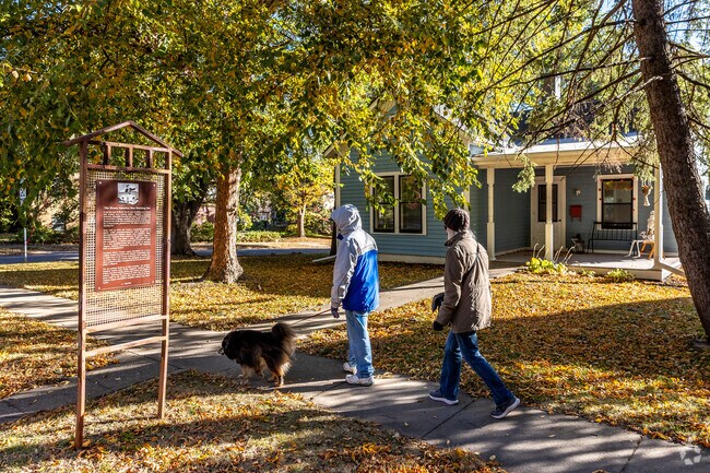 Historic plaques placed along Longfellow's streets show off the neighborhood's rich history.