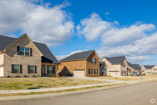 Some homes around Eagleville are brand new brick homes in subdivisions.