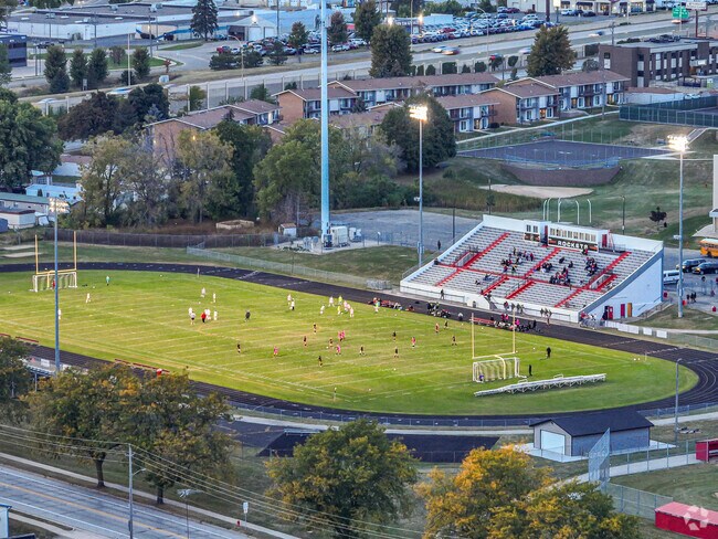 John Marshall has many athletic fields including school fields.