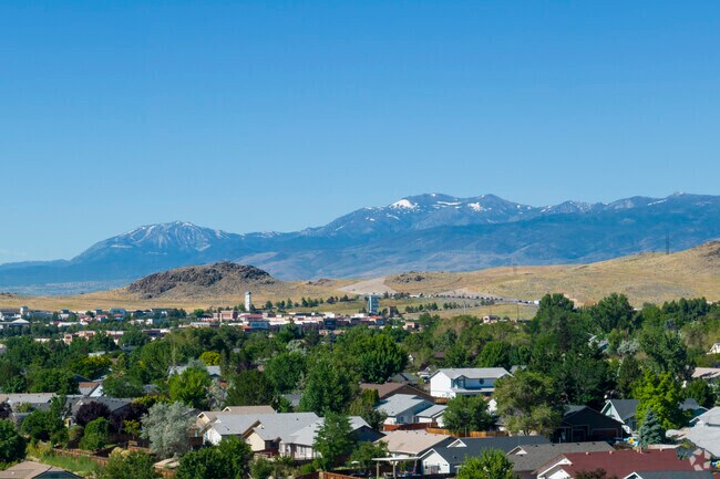 Sparks Galleria is located in North Sparks and features great views of Mount Rose.