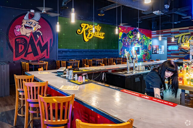 Locals enjoy cocktails at the Beaver Dam near Irvin View Pointe in El Paso.