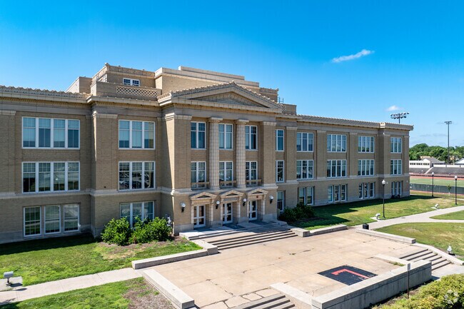Lincoln High School sits just minutes away from the State Capitol of Nebraska.