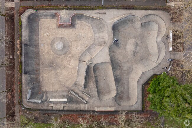 Tigard Skate Park has both bowl and street skating features for every style.