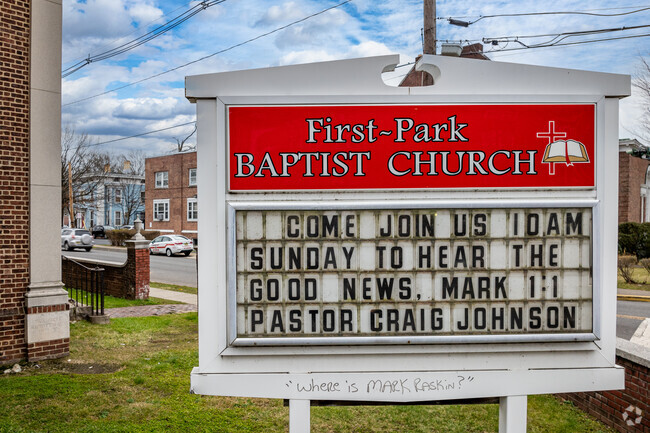 New Covenant Christian Academy's roadside signage in Plainfield, NJ.
