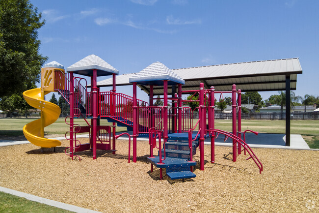 Students enjoy the playgrounds at Jefferson Elementary School in Clovis.