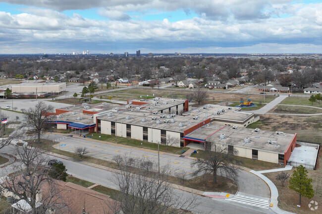 Salk Elementary School is on the same campus as Memorial Middle School.