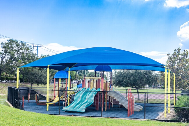 The large playground at Belvedere elementary school.