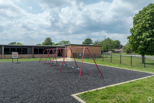 Broadmeadow Elementary School offers kids plenty of space to play outside.