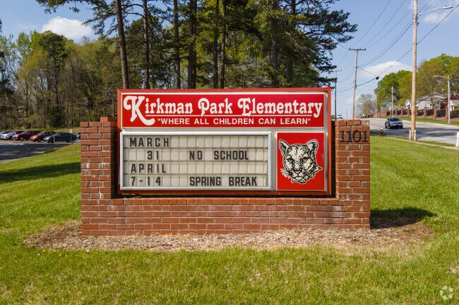 Students in Downtown High Point begin their education at Kirkman Park Elementary.