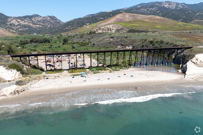 Gaviota beach is a destination spot in Capitan-Gaviota.
