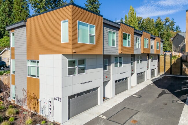 Townhomes and condos in Northlake Terrace offer modern living near nature trails.