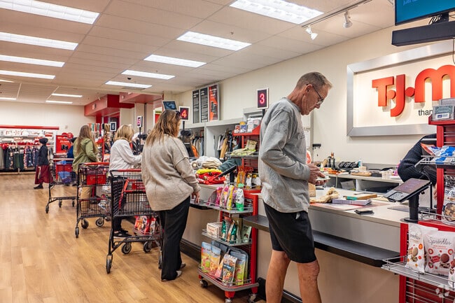 T.J. Maxx provides shopping options near Hatten.