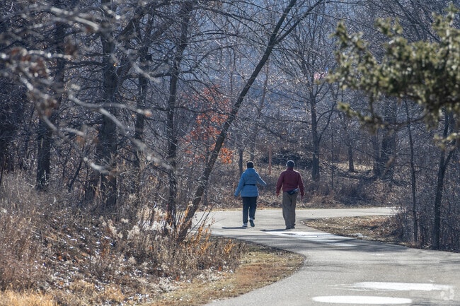 Walking trails are abundant throughout Mendota Heights.