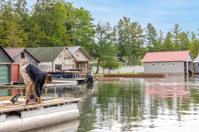 South Boardman isn't far from the water at Torch Lake Sand Bar.
