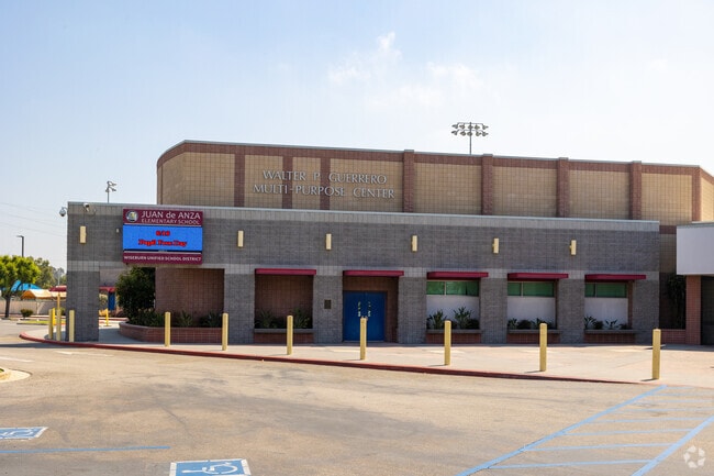 Juan De Anza Elementary School in Hawthorne, CA contains a large multipurpose center on campus.