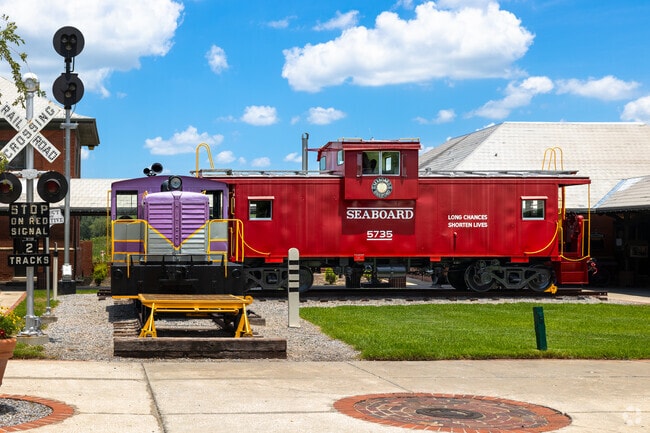 While at the Historic Train depot museum check out the fully restored 5735 Caboose built in 1963