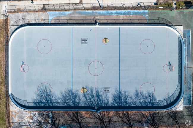 Roller hockey at Kennedy Park is open seasonally to all skill levels.
