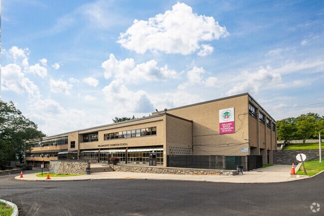 William Boyce Thompson School is nearby the Hudson River in Northwest Yonkers, New York.