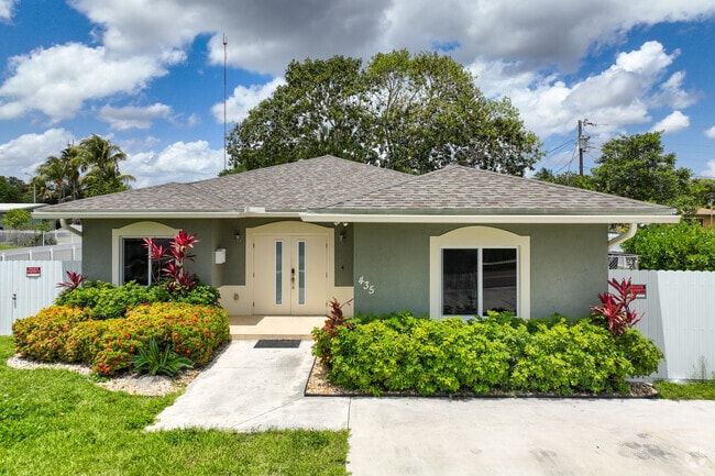A recently built single-family home adds modern charm to the Sierra Mirada neighborhood.
