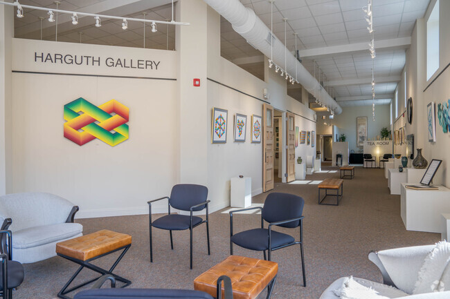 Mika has an art gallery with featured local artists on rotation.