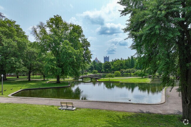 Allegheny Commons Park is a great spot to explore and exercise.
