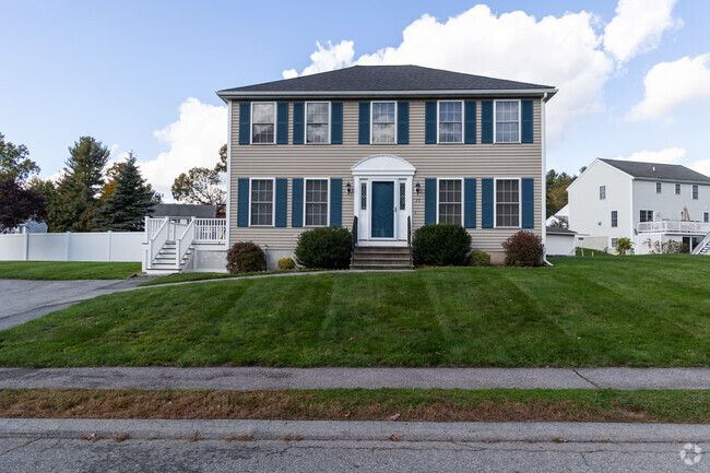 On wide lots, you can find colonials custom made to suit your needs.