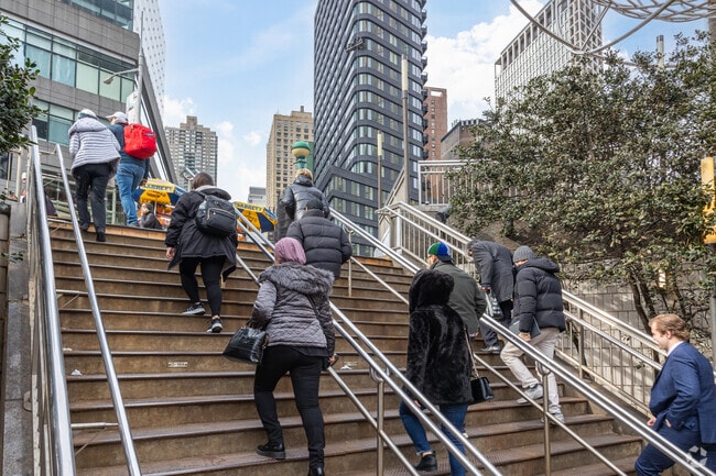 Columbus Circle is a major hub for residents of Midtown.