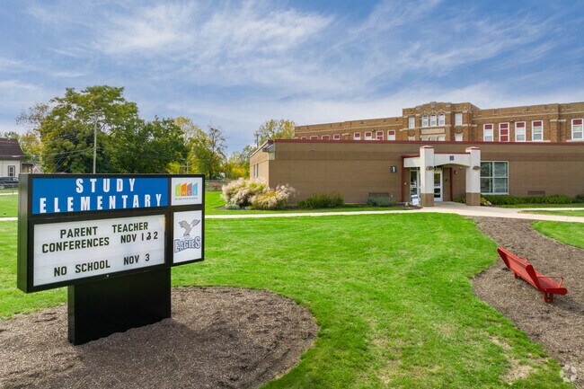 Neighborhood children may attend Study Elementary School.